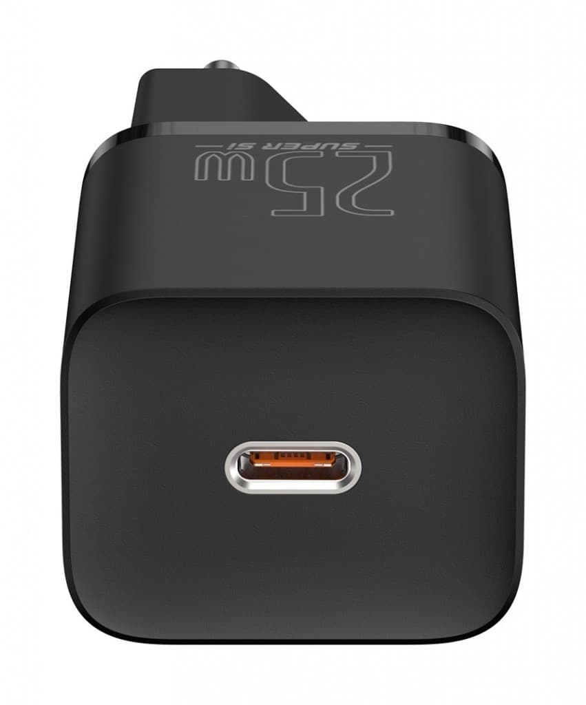 Rychlonabíječka Baseus Super Si 25W včetně datového kabelu USB-C černá 84910 - náhled 3