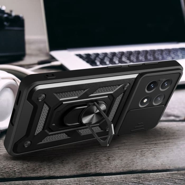 Kryt Armor Lens TopQ Xiaomi Poco X6 Pro 5G ultra odolný černý 123923 - náhled 3