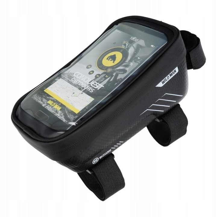 Pouzdro WildMan E2 pro mobilní telefon na rám kola černé XL 56496 - náhled 3
