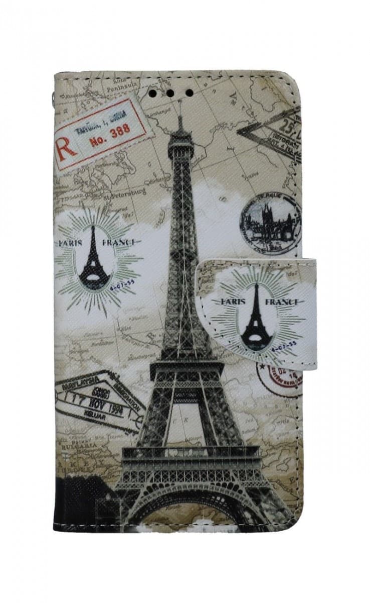 Pouzdro TopQ iPhone 13 knížkové Paris 2 66348