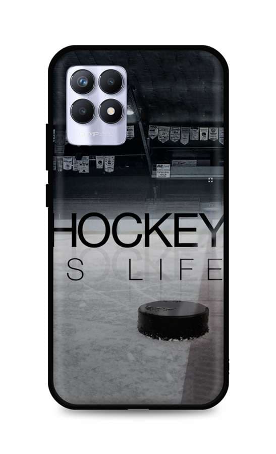 Kryt TopQ Realme 8i silikon Hockey Is Life 70013