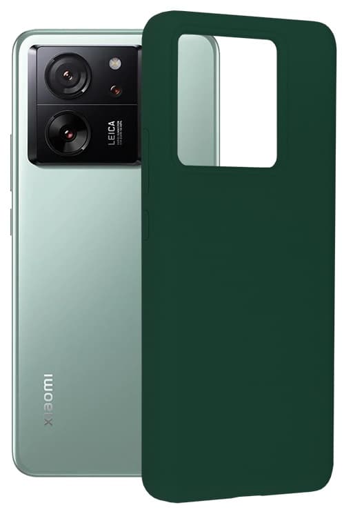 Kryt TopQ Essential Xiaomi Redmi Note 13 Pro 5G tmavě zelený 117954